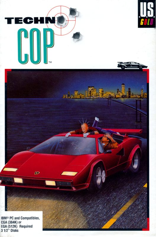 Techno Cop box art for Sega Genesis